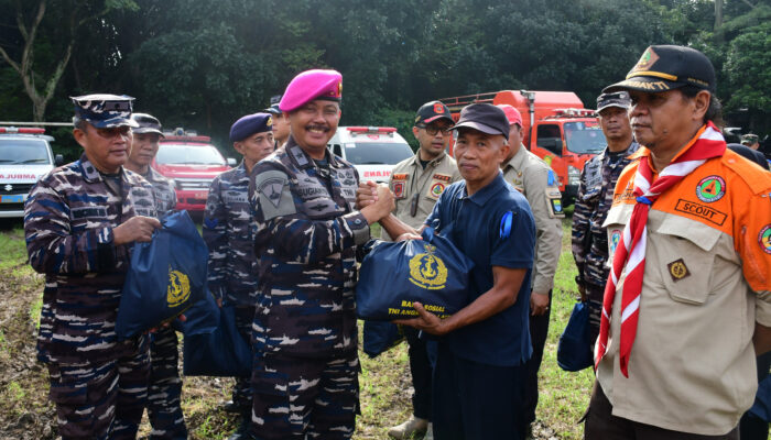 Dispotmaral Melalui Lanal Gelar Latihan Penanggulangan Bencana Alam