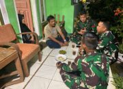 Satgas TMMD Anjangsana ke Rumah Warga | Silaturahmi Kemanunggalan TNI dengan Rakyat