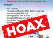Waspada, Penipuan Berkedok Rekrutmen KAI