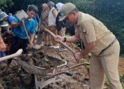 Kadaka-Tanjungsari Alami Bencana Tanah Bergerak, Camat Minta Warga Tetap Waspada
