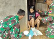 Tim Kesehatan Satgas TMMD Sumedang Berikan Pelayanan Kesehatan Gratis