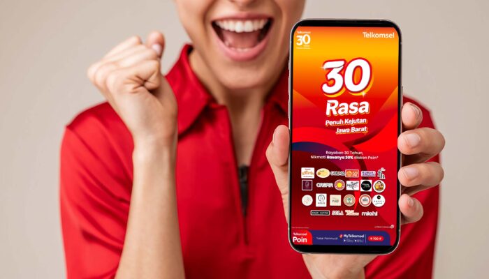 Manjakan Pelanggan Telkomsel Bersama Program 30 Rasa Penuh Kejutan Jawa Barat | Cuma Tukar POIN Dapatkan banyak Potongan Harga Ragam Kuliner