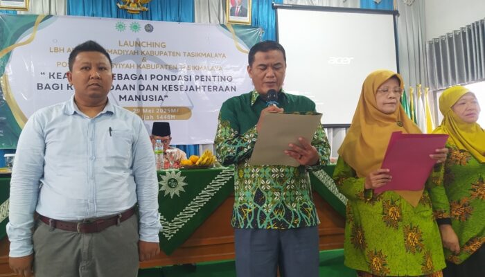 Luncurkan LBH AP dan Posbakum, Muhammadiyah dan Aisyiyah Kabupaten Tasik Siap Berikan Layanan Hukum