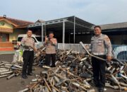 Ribuan Knalpot Brong Diamankan Polresta Cirebon