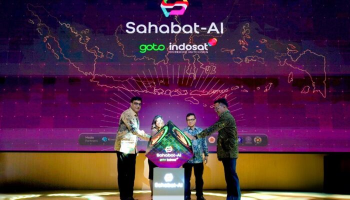 Indosat dan GoTo Luncurkan Model 70 Miliar Parameter di Sahabat AI