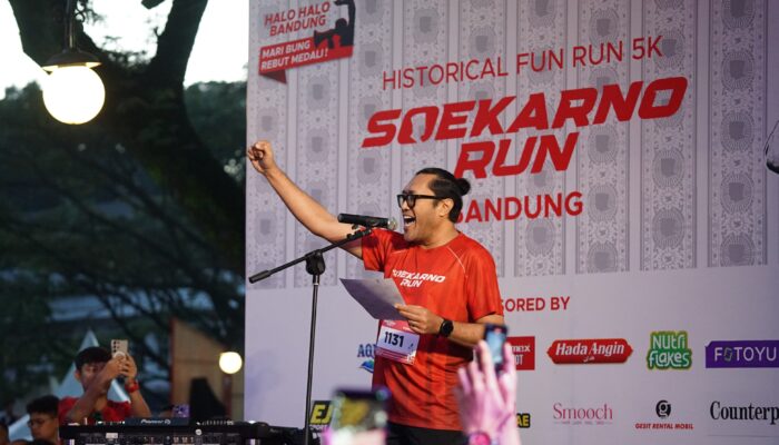 Soekarno Historical Fun Run Sukses Digelar di Bandung, Ribuan Peserta Dihibur Juicy Luicy | Meriah, Ribuan Pelari Ikuti Soekarno Historical Fun Run