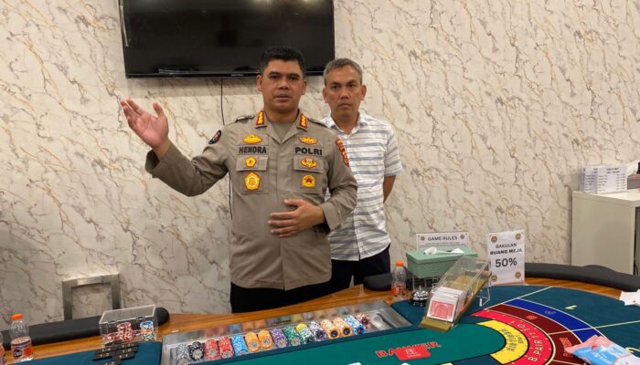 Perjudian Kasino di Kota Bandung Digrebek Polisi
