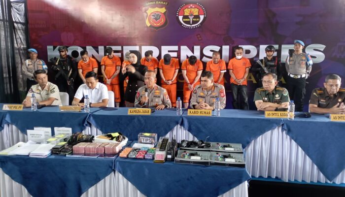 Judi Kasino di Kosambi Kota Bandung Digrebek Polda Jabar