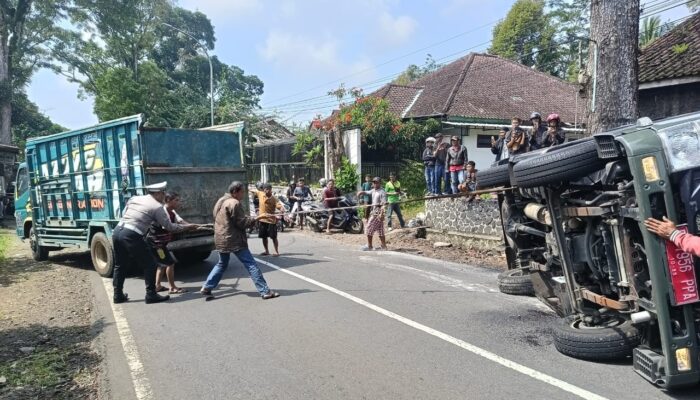 Mobil Lapas Terguling, 15 Napi tidak Larikan Diri