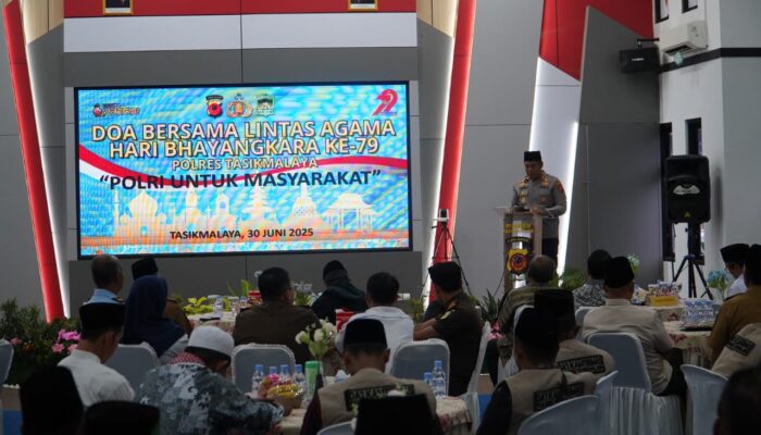 Nuansa Kerukunan Umat Beragama Terasa di Tengah Perayaan Hari Bhayangkara ke-79 di Kabupaten Tasikmalaya