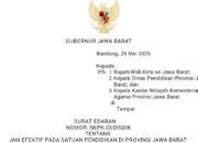 Antusiasme Kebijakan KDM Masuk Sekolah 06.30 WIB