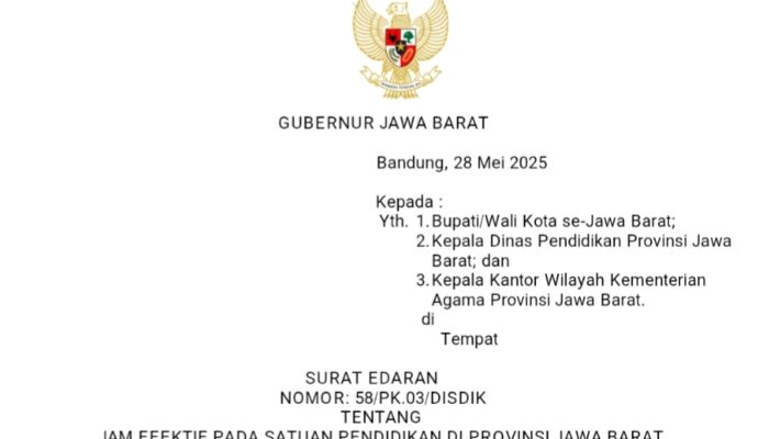 Antusiasme Kebijakan KDM Masuk Sekolah 06.30 WIB