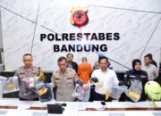 Polrestabes Bandung Ungkap Kasus Pencurian Disertai Kekerasan yang Mengakibatkan Korban Meningal Dunia
