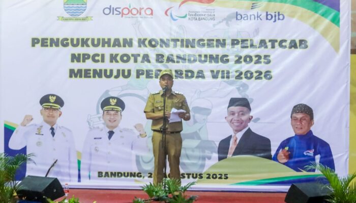 Kota Bandung Targetkan Juara Umum Peparda VII Jabar 2026