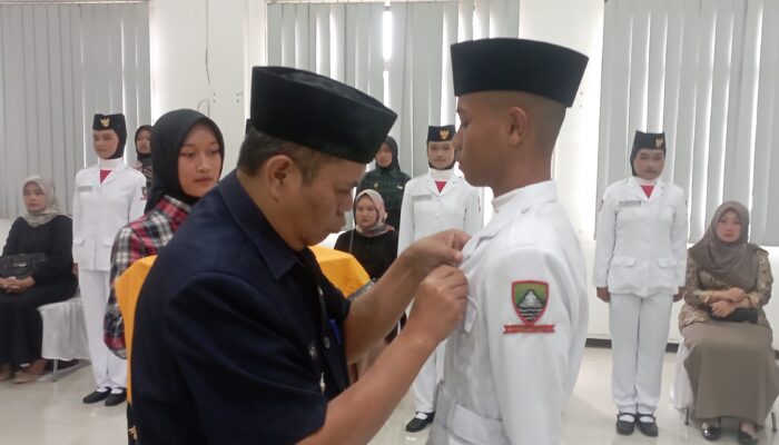 Paskibraka Pamulihan Resmi Dikukuhkan, Camat: Paskibraka Orang Pilihan, Miliki Rasa Nasionalisme