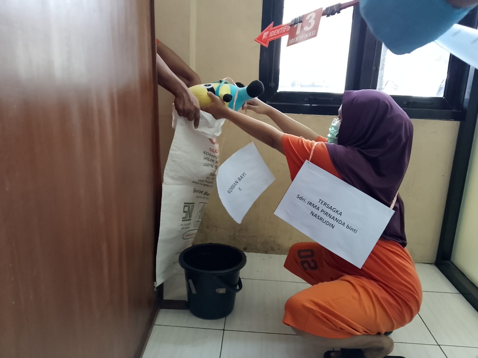 Rekonstruksi Kasus Buang Bayi