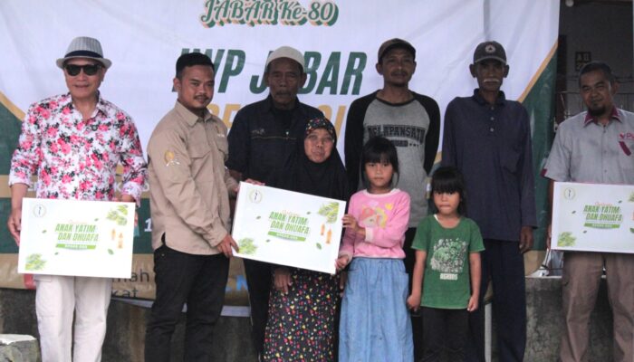 Ikatan Wartawan Parlemen Berbagi Kepada Sesama, Warnai Peringatan HUT Jabar ke 80