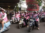 SoKlin Pewangi Ajak Ratusan Riders Perempuan Konvoi Keliling Bandung Tanpa Khawatir Bau dan Gerah