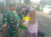 HUT ke-80 TNI, Kodim 0610 Sumedang Gelar Pasar Murah