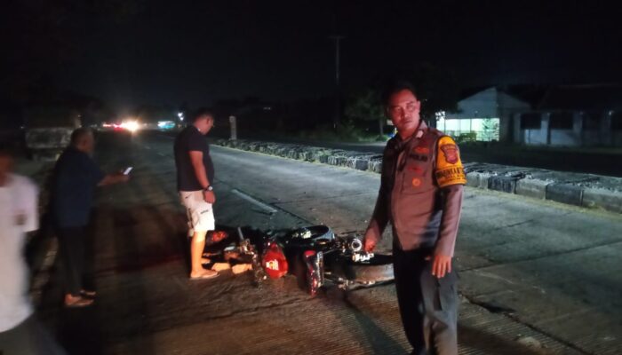 Kecelakaan Maut di Jalan Pantura, Satlantas Polres Indramayu Olah TKP, Korban Diduga Mabuk