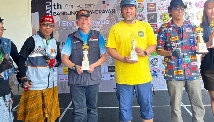 Komunitas Bandung Oray Orayan Jadi Komunitas Sepeda Terbesar di Kota Bandung