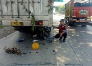 Kecelakaan Lalu Lintas di Jalan Pantura Desa Sukahaji, Kapolsek Patrol Imbau Pengendara Waspada