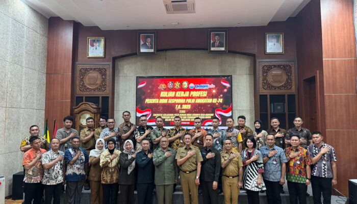 Peserta Sespimma Polri Belajar Strategi Lawan Hoaks dan Kejahatan Siber ke Pemkot Bandung