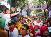 5.000 Relawan Kemanusiaan Semarakan Gerak Jalan Sehat PMI Kota Bandung