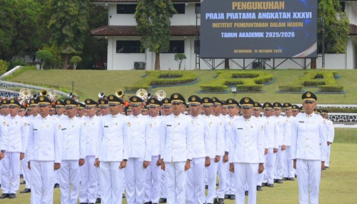 1.058 Praja Pratama IPDN Angkatan 2025 Dikukuhkan