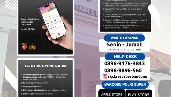 INOVASI Polrestabes Bandung, SKCK Online | Permudah Masyarakat