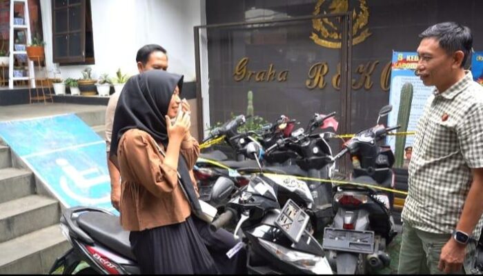 Empat Motor Curian Kembali, Pemilik Menangis Gembira di Kantor Polisi