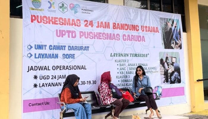 Layanan 24 Jam Puskesmas Garuda Bandung Banjir Pujian