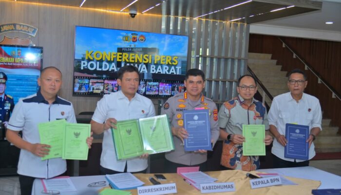 Polda Jabar Ungkap Mafia Tanah di Cianjur, Ratusan Sertifikat Terbit di Lahan Sengketa