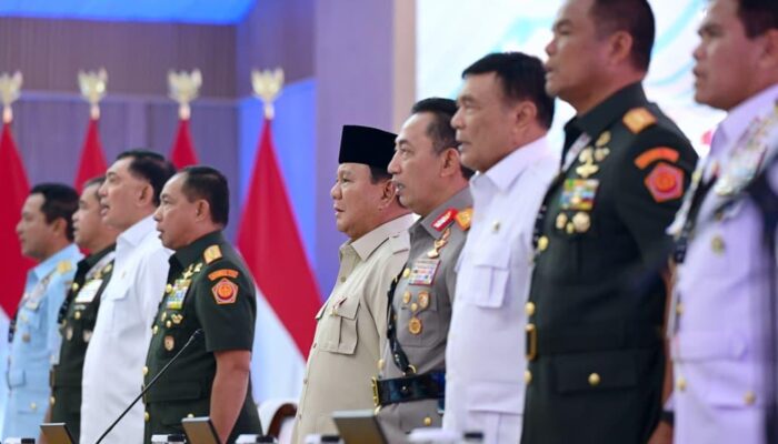 Wadankodiklatad Hadiri Rapim TNI-Polri 2026 di Istana Negara, Presiden Tekankan Kedaulatan Pangan