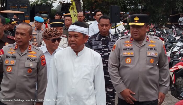 Gubernur Dedi Mulyadi: Kerja Sama Solid Bikin Jabar Semakin Aman dan Kondusif