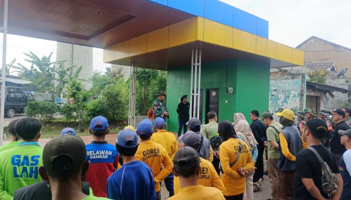 Gerakan Indonesia Asri, Kodim 0618/KB Gelar Kerja Bakti Massal di Kelurahan Gempol Sari