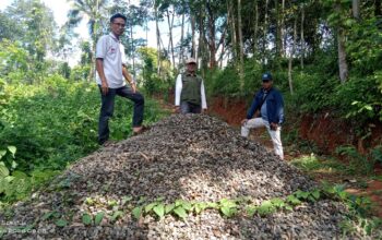 Terhambat Cuaca dan Medan Curam, Pemdes Suriamukti Beri Penjelasan Soal Proyek Rabat Beton
