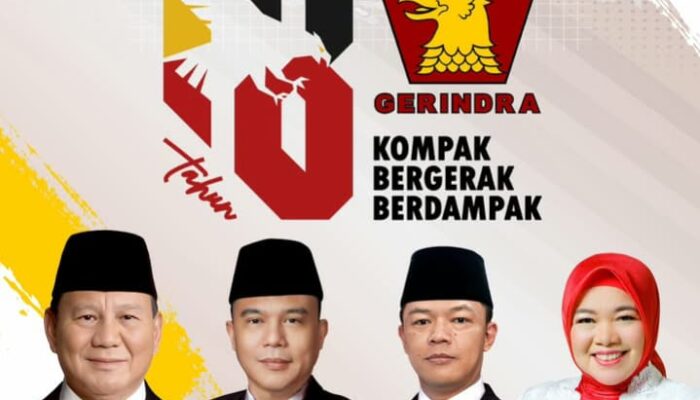 HUT Ke-18 Gerindra, Lina Ruslinawati Ajak Kader Kompak dan Berdampak untuk Rakyat