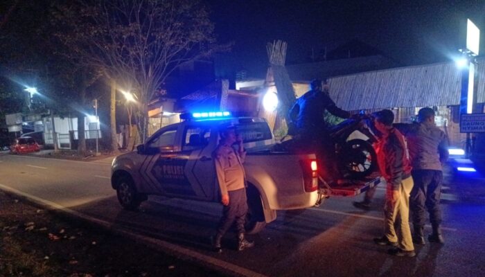 Lima Motor Tanpa Surat Diangkut, Aksi Balap Liar di Sawah Lega Garut Dibubarkan