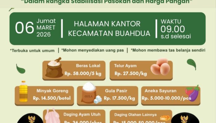 Warga Buahdua Siap-Siap! Borong Sembako Murah di GPM Jumat Ini, Persiapan Lebaran Jadi Lebih Mudah