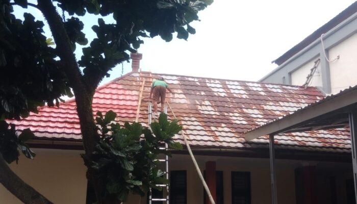 Inspektorat Kabupaten Tasikmalaya Bersolek, Lakukan Pemeliharaan Rutin Gedung Kantor