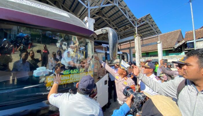 Sambut Arus Mudik Idulfitri, Angkutan Umum Kabupaten Tasikmalaya Diperiksa Ketat