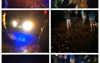 Gercep! Camat Buahdua Pimpin Langsung Penanganan Longsor Batu di Gunung Nangkod