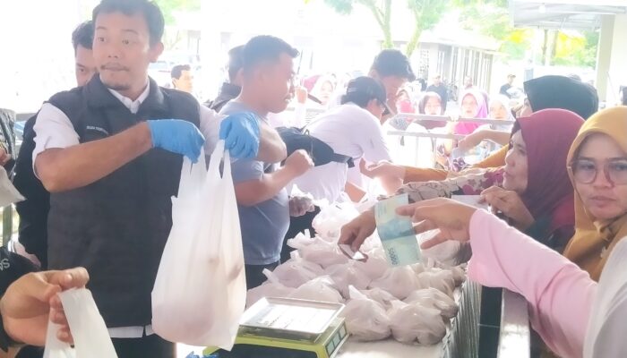 Gerakan Pangan Murah, Polres Tasikmalaya Jual Sembako di Bawah HET