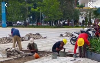 Lantai Tajam Makan Korban, Alun-alun Sumedang Dirombak Jelang Lebaran, Demi Kenyamanan