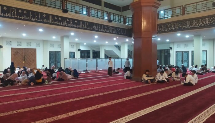 DKM Masjid Agung Baiturrohman Gelar Mabit; Anak SD dan SMP Antusias