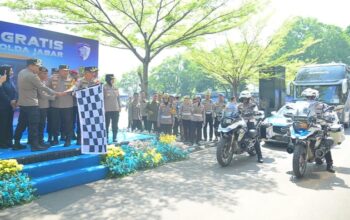 Wakapolda Jabar Lepas 84 Bus Mudik Gratis, Sasar Jalur Utara dan Selatan