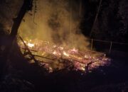 Dua Rumah di Cigalontang Ludes Jadi Arang, Pemilik Sedang Merantau