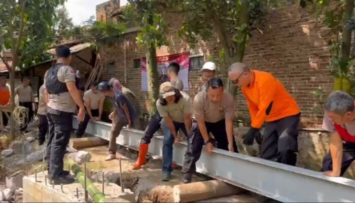 Jembatan Merah Putih Desa Panenjoan Hampir Rampung, Progres Capai 90 Persen