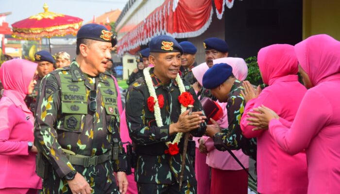 Estafet Kepemimpinan, Satbrimob Polda Jabar Gelar Laporan Satuan Sambut Kombes Pol. Zuhdi Batu Bara